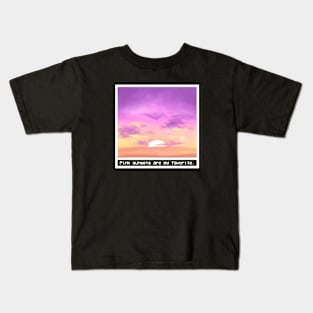 Pink sunsets Kids T-Shirt